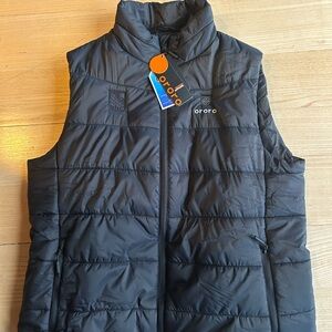 HEATED Ororo Black Puffer Vest